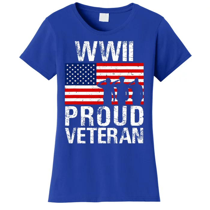 Proud Wwii World War 2 World War Ii Veteran Women's T-Shirt