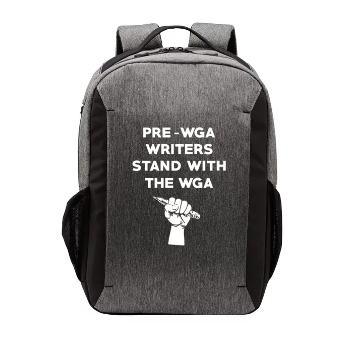 Pre WGA Writers Stand With The WGA Vector Backpack