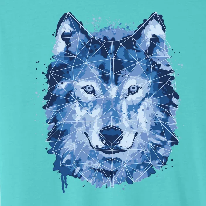 Polygon Wolf Wild Animal ChromaSoft Performance T-Shirt