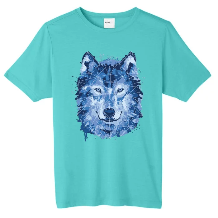 Polygon Wolf Wild Animal ChromaSoft Performance T-Shirt