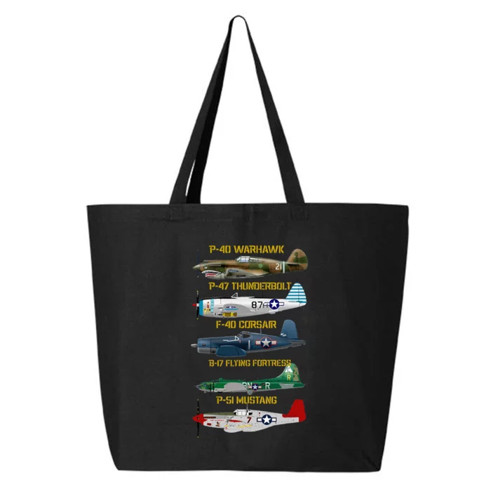 Planes Warbirds Warplanes 25L Jumbo Tote