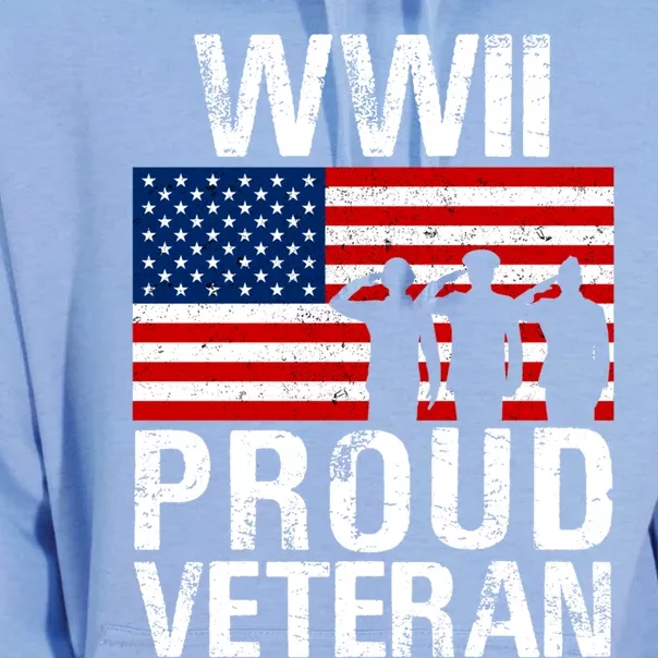 Proud Wwii World War Ii Veteran Gift For Military Gift Unisex Surf Hoodie