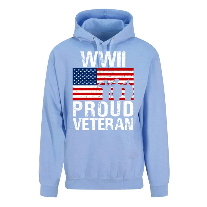 Proud Wwii World War Ii Veteran Gift For Military Gift Unisex Surf Hoodie