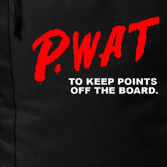 Peyton Watson Wearing P.Wat Too Keep Points Off The Board Daily Commute Backpack