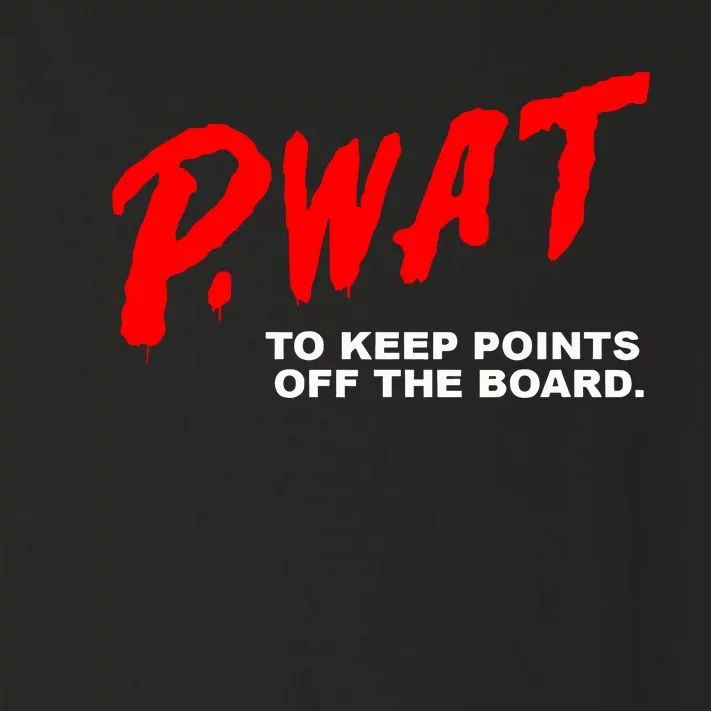 Peyton Watson Wearing P.Wat Too Keep Points Off The Board Toddler Long Sleeve Shirt