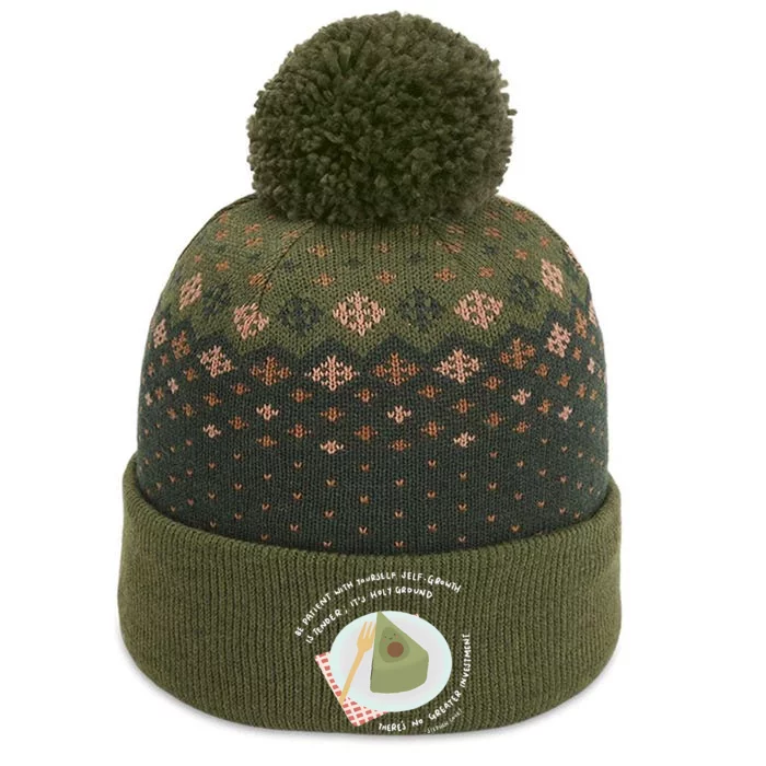 Patient With Yourself Self Growth Is Tender It The Baniff Cuffed Pom Beanie