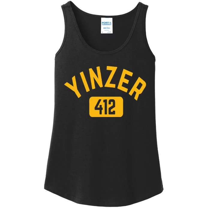 Pittsburgh Yinzer 412 Sl City Yinz Pennsylvania Home Ladies Essential Tank