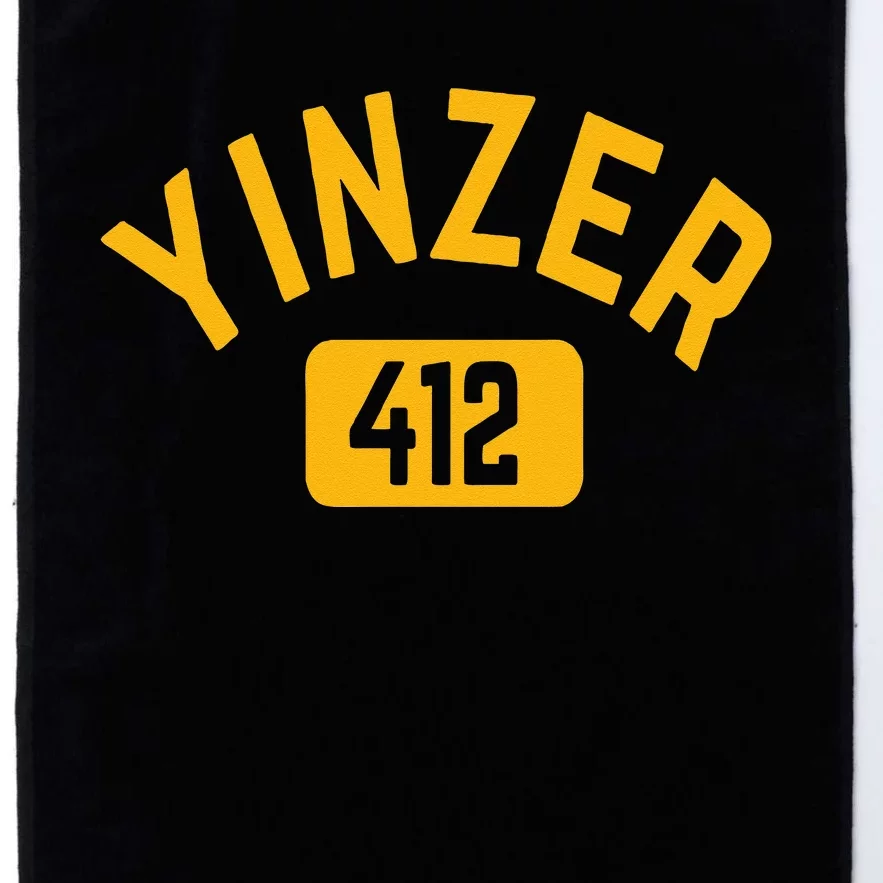 Pittsburgh Yinzer 412 Sl City Yinz Pennsylvania Home Platinum Collection Golf Towel