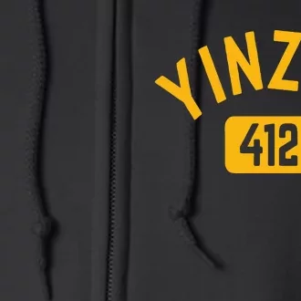 Pittsburgh Yinzer 412 Sl City Yinz Pennsylvania Home Full Zip Hoodie