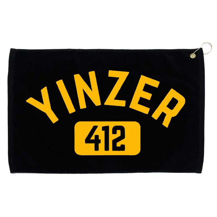 Pittsburgh Yinzer 412 Steel City Yinz Pennsylvania Home Grommeted Golf Towel