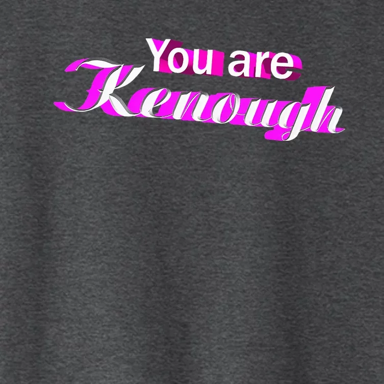 Pinky You Are Ken Enough Funny Enough Women's Crop Top Tee