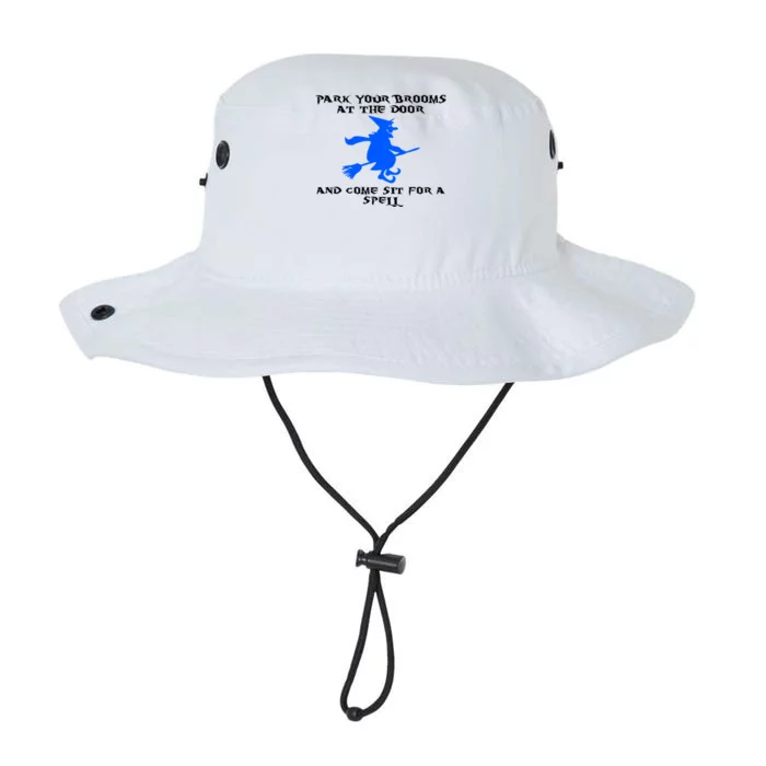 Park Your Brooms At The Door And Come Sit Spell Witch Gift Legacy Cool Fit Booney Bucket Hat