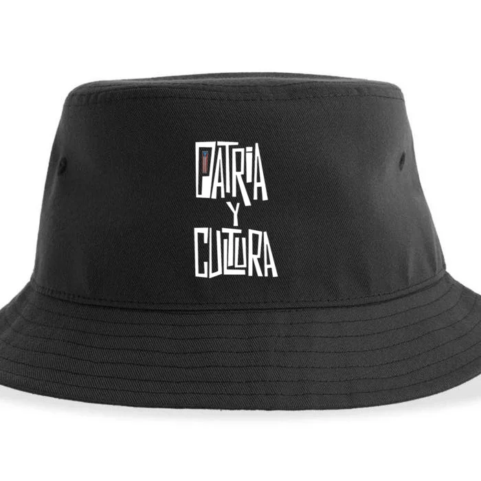 Patria Y Cultura Puerto Rico Black Sustainable Bucket Hat