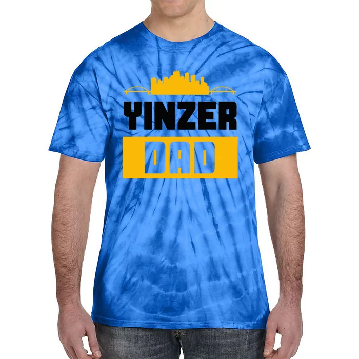 Pittsburgh Yinzer Dad Steel City 412 Home Tie-Dye T-Shirt