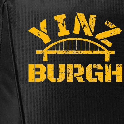 Pittsburgh Yinz Funny Bridge Pennsylvania 412 Steel City City Backpack