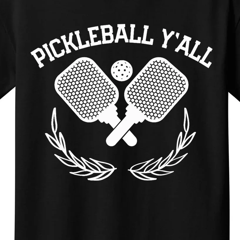 PICKLEBALL Y'ALL FUNNY Kids T-Shirt