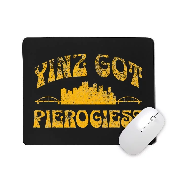 Pittsburgh Yinz Funny Yinzer Steel City 412 Pierogies Home Mousepad