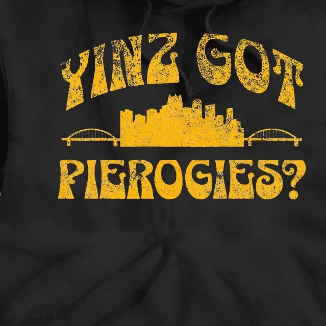 Pittsburgh Yinz Funny Yinzer Steel City 412 Pierogies Home Tie Dye Hoodie