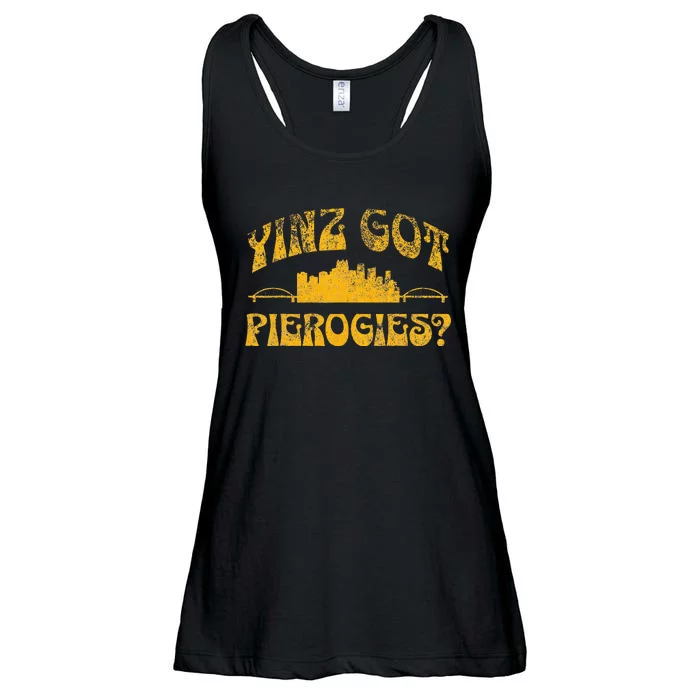 Pittsburgh Yinz Funny Yinzer Sl City 412 Pierogies Home Ladies Essential Flowy Tank