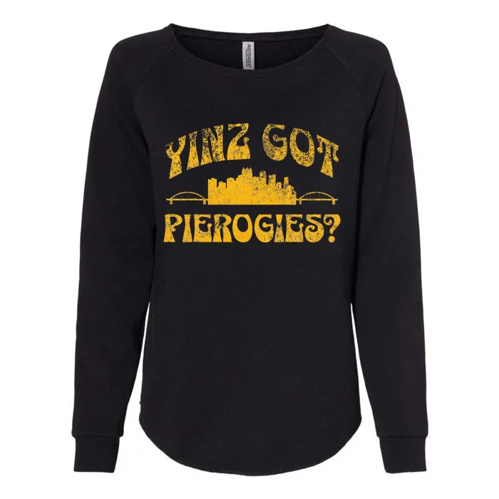 Pittsburgh Yinz Funny Yinzer Sl City 412 Pierogies Home Womens California Wash Sweatshirt