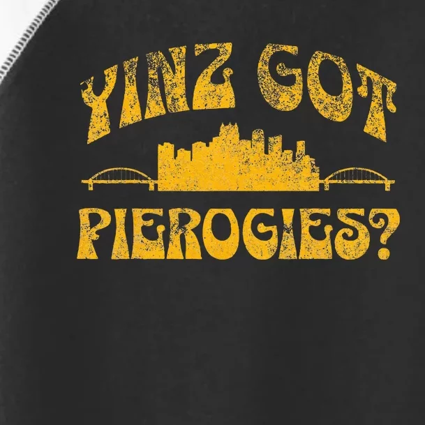 Pittsburgh Yinz Funny Yinzer Sl City 412 Pierogies Home Toddler Fine Jersey T-Shirt