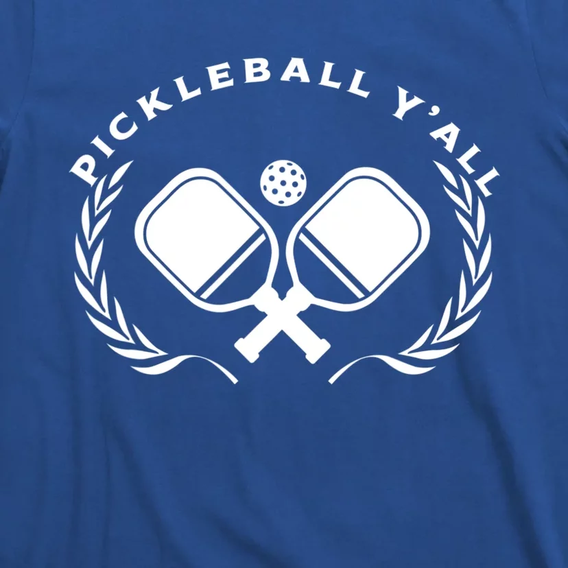 PICKLEBALL Y'ALL Funny Paddle Ball Pickle Meme T-Shirt