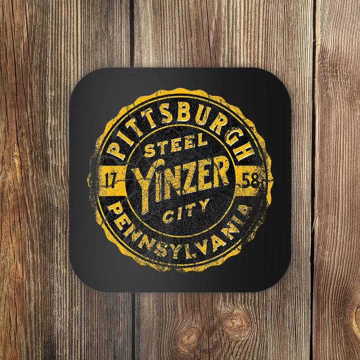 Pittsburgh Yinz Funny Yinzer Steel City 412 Pennsylvania Coaster