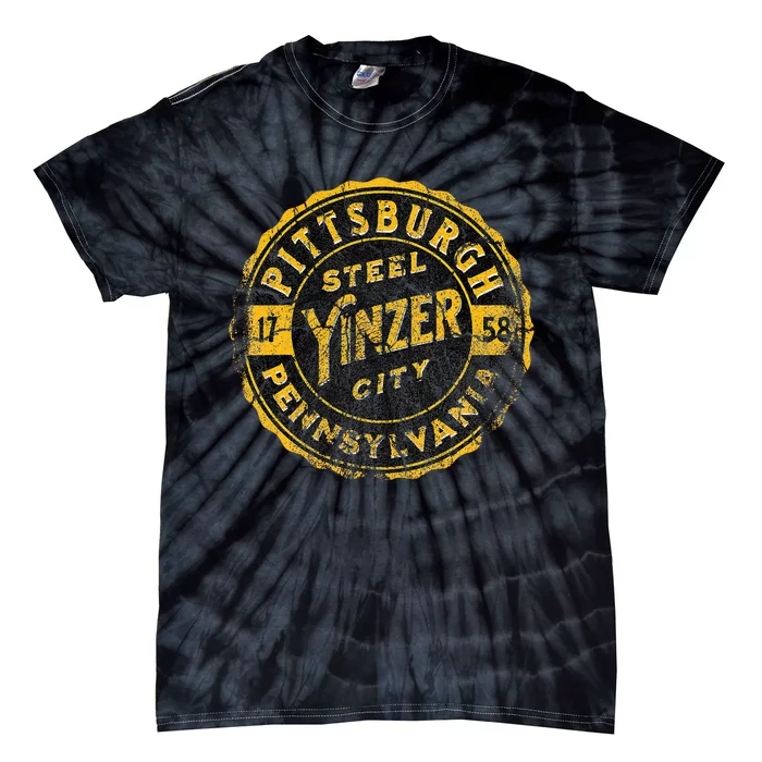 Pittsburgh Yinz Funny Yinzer Steel City 412 Pennsylvania Tie-Dye T-Shirt