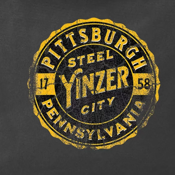 Pittsburgh Yinz Funny Yinzer Steel City 412 Pennsylvania Zip Tote Bag