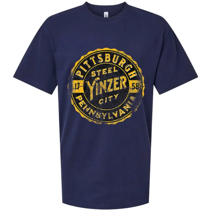 Pittsburgh Yinz Funny Yinzer Steel City 412 Pennsylvania Sueded Cloud Jersey T-Shirt