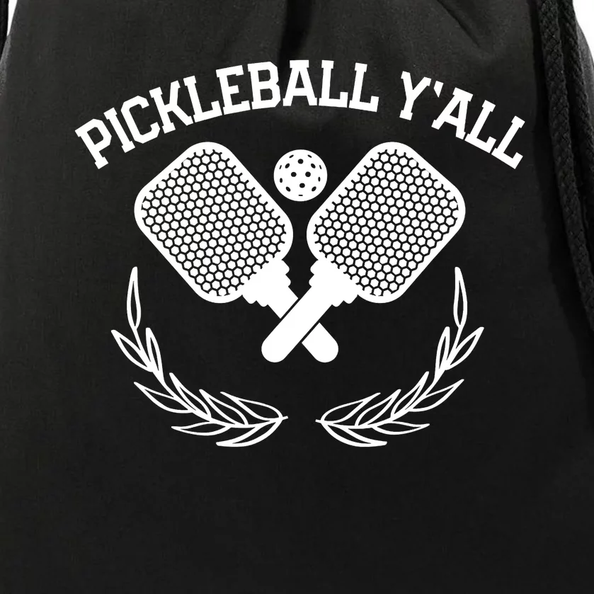 PICKLEBALL Y'ALL FUNNY Drawstring Bag