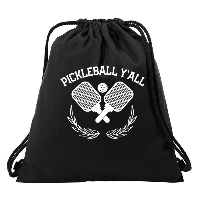 PICKLEBALL Y'ALL FUNNY Drawstring Bag