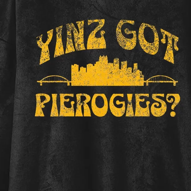 Pittsburgh Yinz Funny Yinzer Sl City 412 Pierogies Home Hooded Wearable Blanket