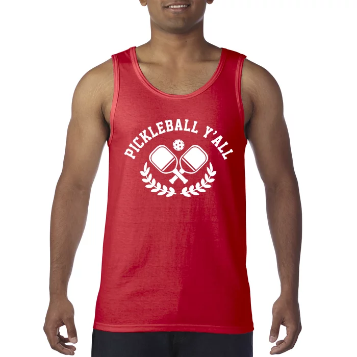 Pickleball Y'all Funny Tank Top