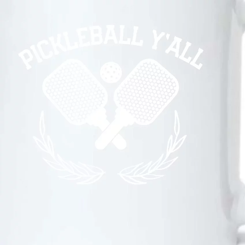 Pickleball YAll Funny Gift For Player Black Color Changing Mug