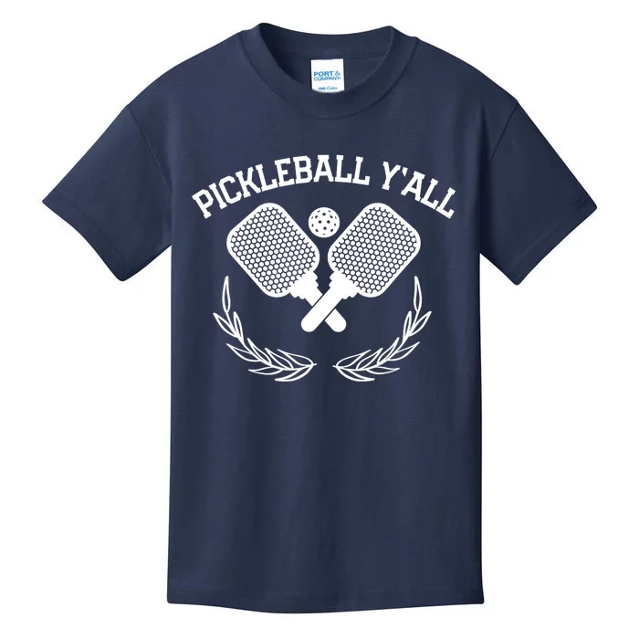 Pickleball YAll Funny Gift For Player Kids T-Shirt