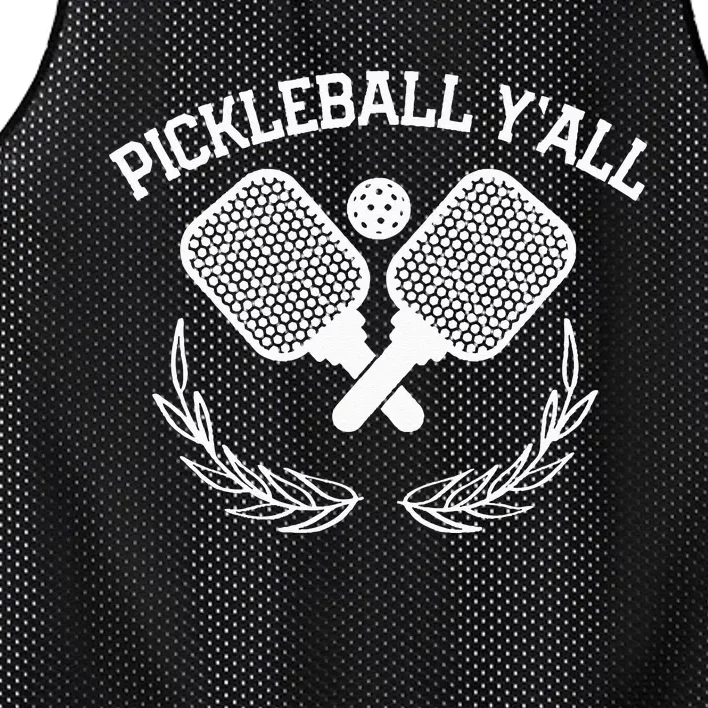 PICKLEBALL Y'ALL FUNNY Mesh Reversible Basketball Jersey Tank