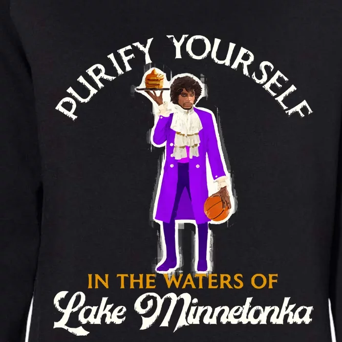 Purify Yourself In The Waters Of Lake Minnetonka Womens California Wash Sweatshirt