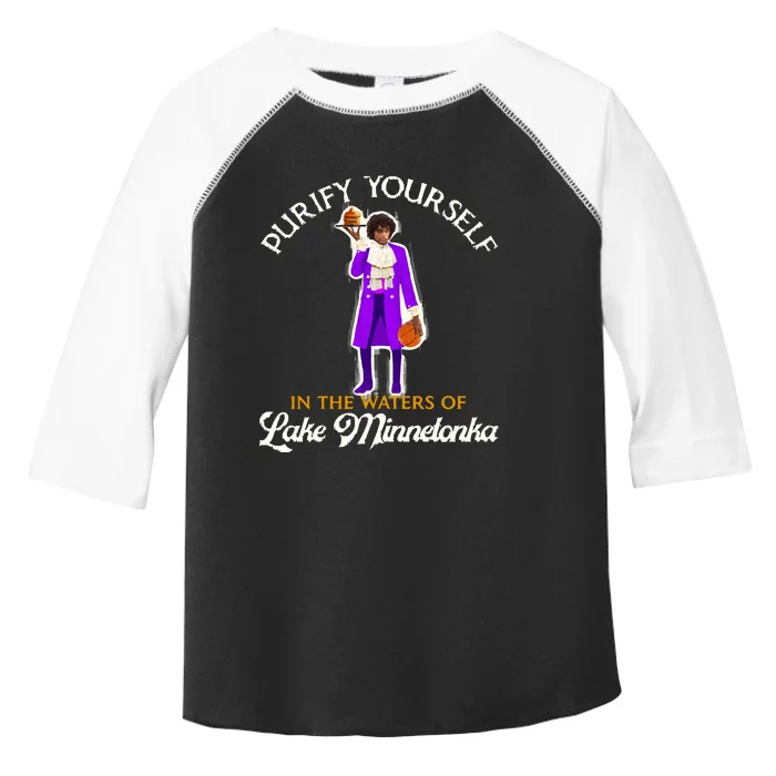 Purify Yourself In The Waters Of Lake Minnetonka Toddler Fine Jersey T-Shirt