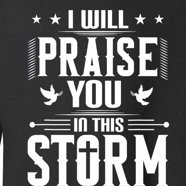 Praise You In This Storm Lyrics Casting Crowns Jesus Toddler Sweatshirt