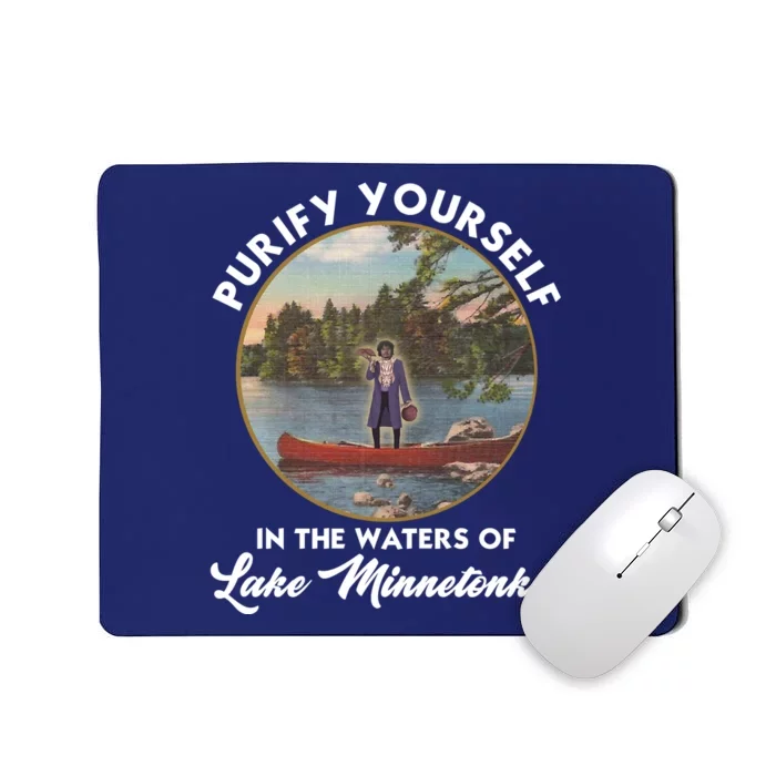 Purify Yourself In The Waters Of Lake Minnetonka Vintage Mousepad