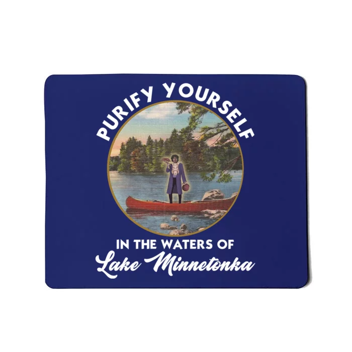 Purify Yourself In The Waters Of Lake Minnetonka Vintage Mousepad