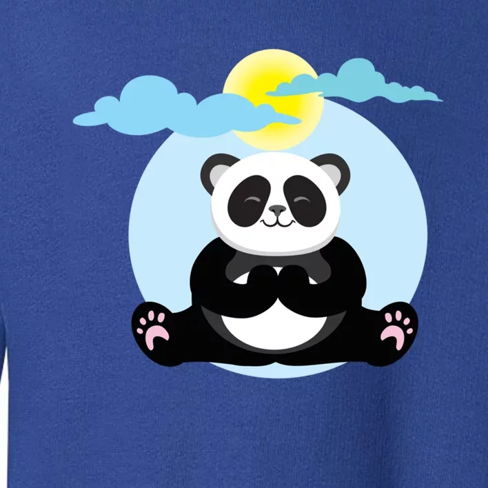 Panda Yoga Meditation Namaste Gift Toddler Sweatshirt