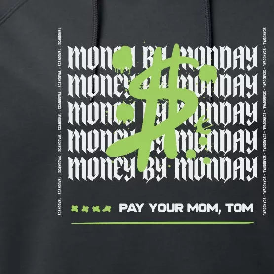 Pay Your Mom Tom Vanderpump Rules Black Performance Fleece Hoodie