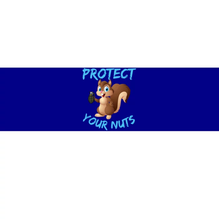 Protect Your Nuts Squirrel Inappropriate Adult Humor Gift Bumper Sticker