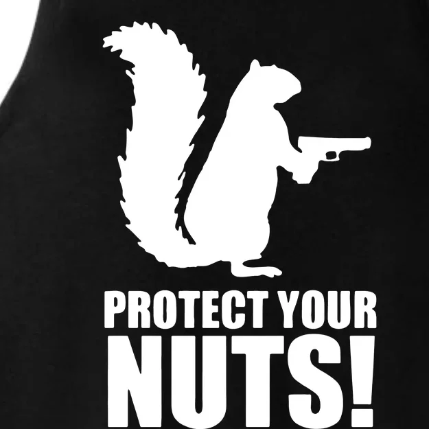 Protect Your Nuts Squirrel Ladies Tri-Blend Wicking Tank