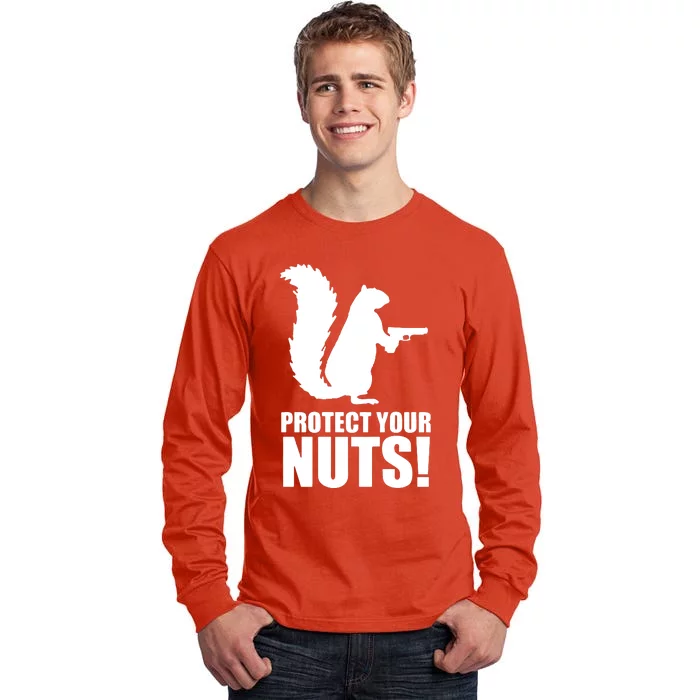 Protect Your Nuts Squirrel Tall Long Sleeve T-Shirt