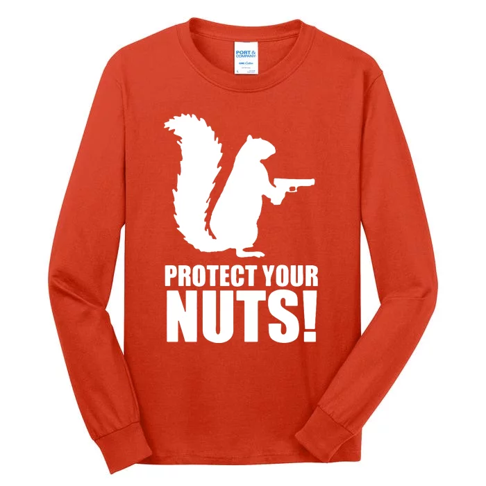 Protect Your Nuts Squirrel Tall Long Sleeve T-Shirt