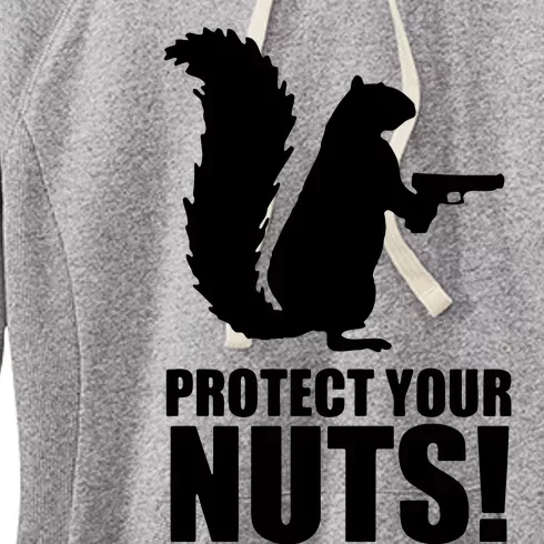 Protect Your Nuts Squirrel Women's Fleece Hoodie