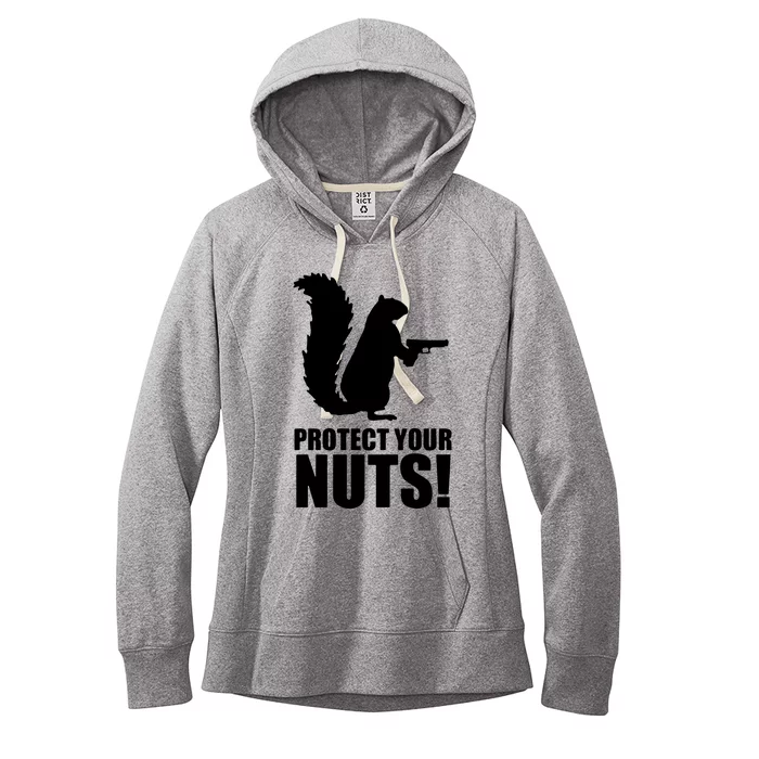 Protect Your Nuts Squirrel Women's Fleece Hoodie